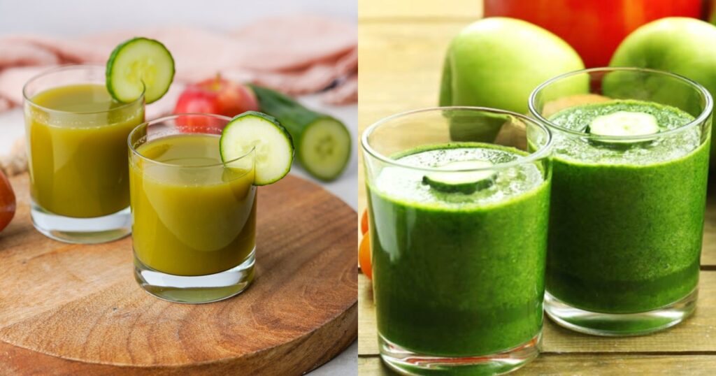 Apple Cucumber Juice Recipe in Hindi