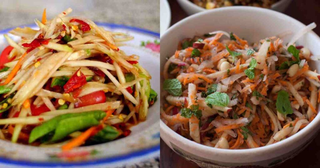 Raw Papaya Salad Recipe in Hindi